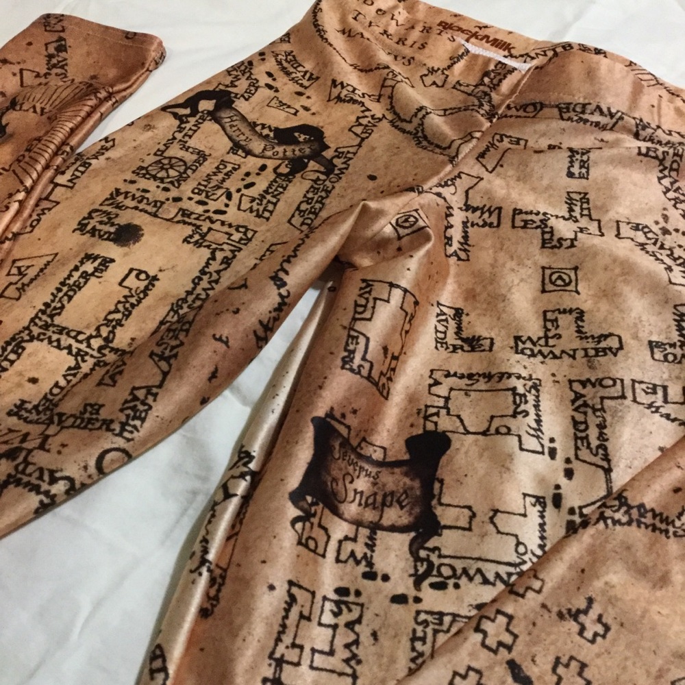 Blackmilk Harry Potter Marauders Map Leggings